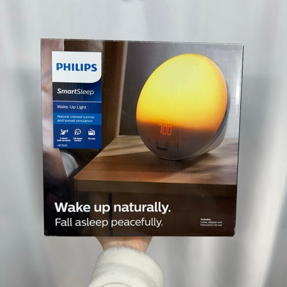 Philips SmartSleep Wake-Up Light Sunrise/Sunset Simulation Open Box Tested - Picture 1 of 3
